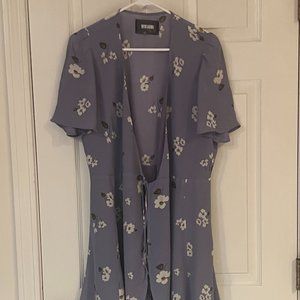 Reformation Purple Wrap Dress XS